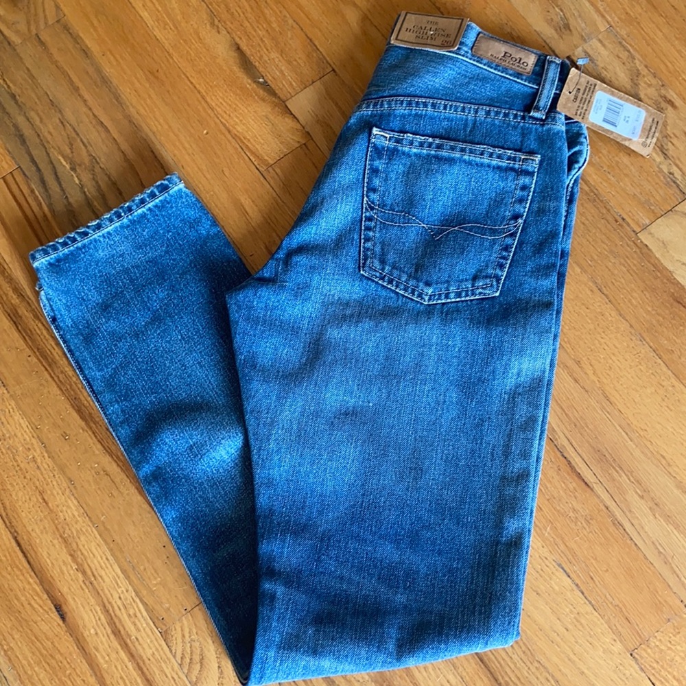 NWT RL Polo Callen High Rise Slim Jeans - 26